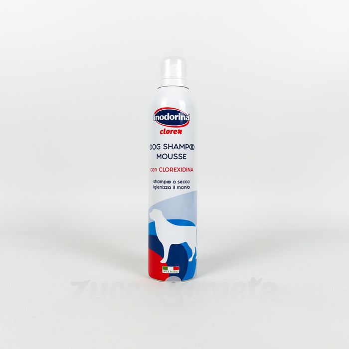 Dog Shampoo Mousse Clorex - shampoo a secco igienizzante per cani - Inodorina