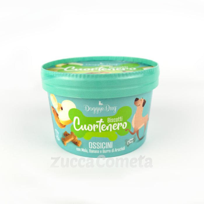 Biscotti Cuortenero Ossicini – snack per cani – Doggye Bag