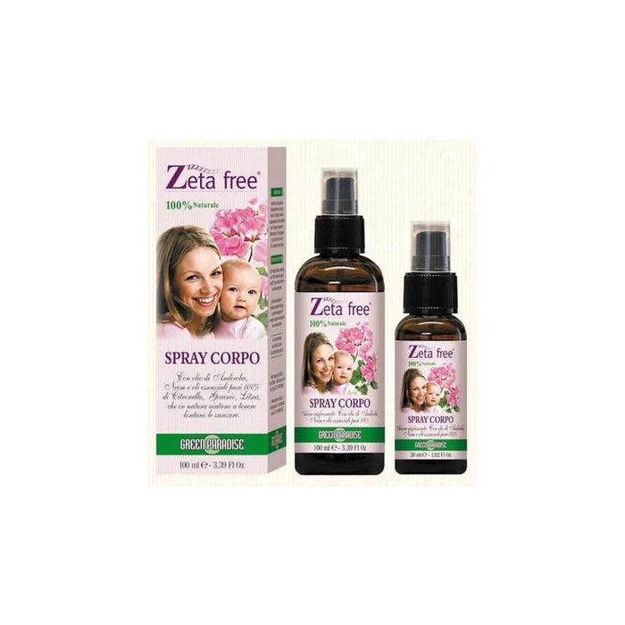 Zeta free - spray corpo rinfrescante antizanzara - Green Paradise